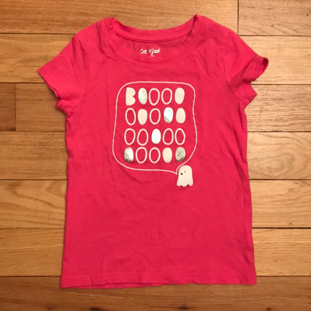 3/$15💥 Cat & Jack Boo Halloween Ghost Shirt